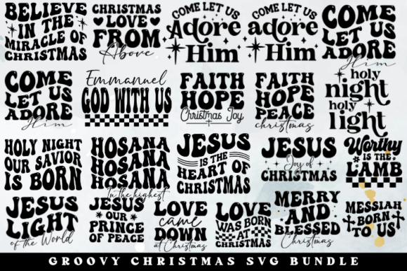 Download Groovy Christmas SVG Quotes - Christian - Groovy christmas svg Collection