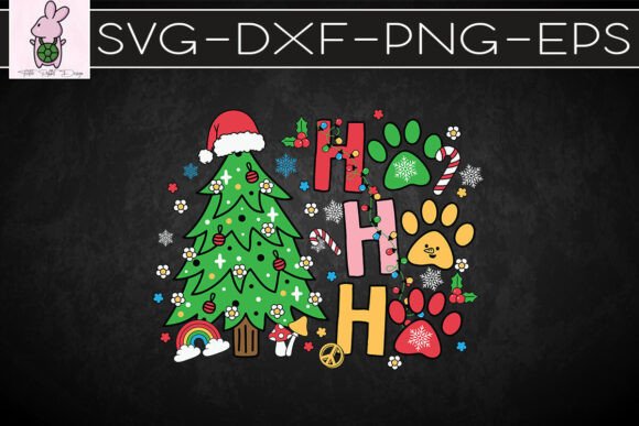 Download Retro Hund Hohoho Groovy Christmas SVG - Groovy christmas svg Collection